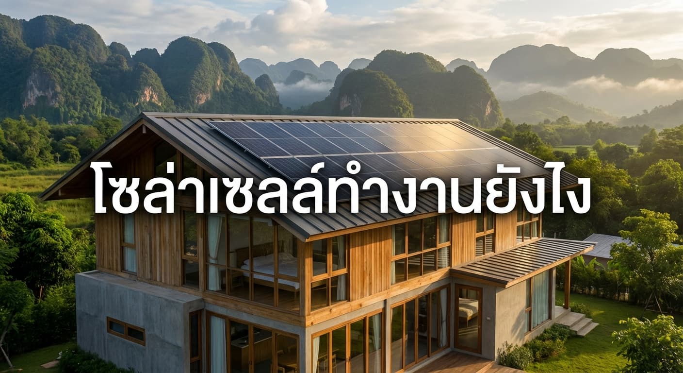 โซล่าเซลล์ทำงานยังไง? เจาะลึกการผลิตไฟฟ้าจากแสงอาทิตย์ พร้อมบริการติดตั้งในจังหวัดเลย โดย เอนีเทค